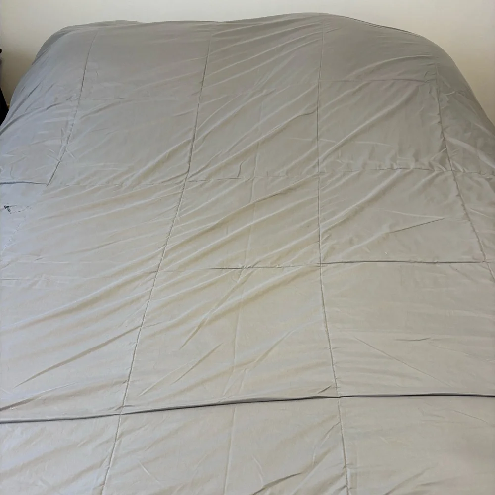 Striped Comforter Bedspread Ultra Stripes Luxury Hotel Style Silver Full Queen